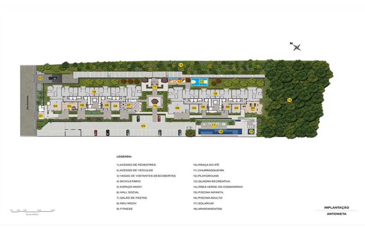 Planta completa do empreendimento